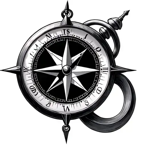Compass And Clock