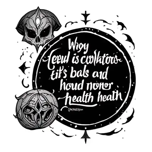 Dungeons And Dragons With Mental Health Quote Written