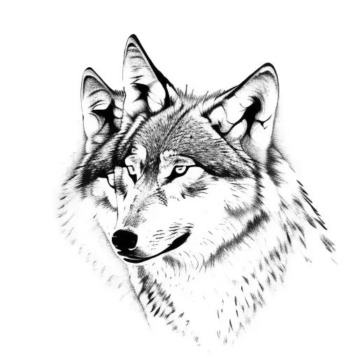 Wolf Scratching My Neck