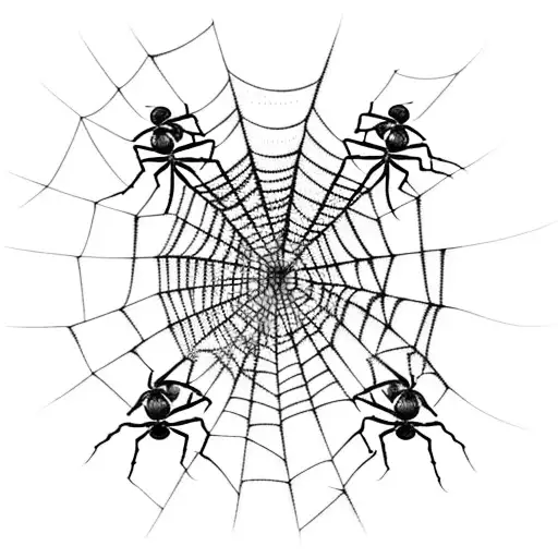 Incorporate A Spider Web Into A Mesmerizing Geometric Pattern