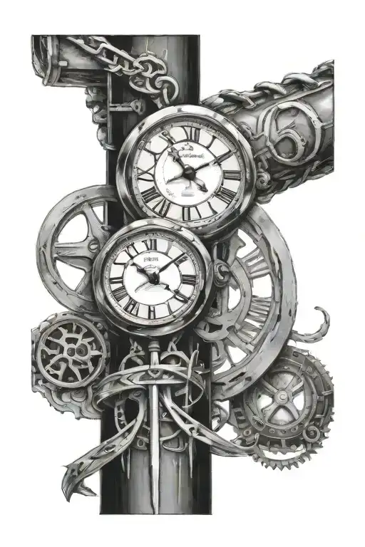 Forearm Tattoo Date 1 11 2005 Roman Numeral