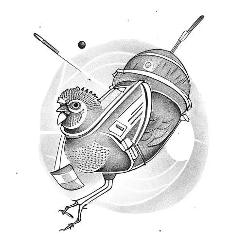 Chicken In Space Ship