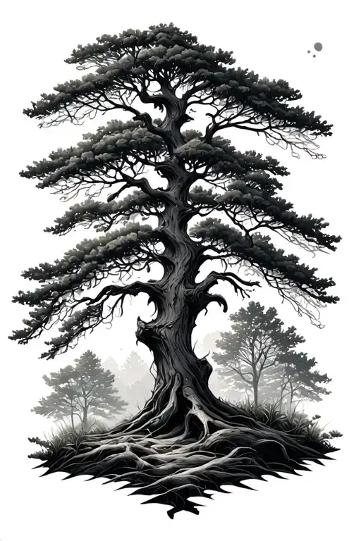 Forest Trees Honeycomb