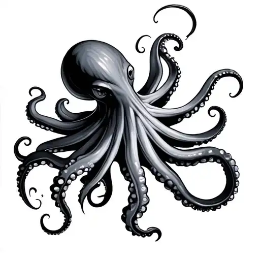 Octopus With Tentaculos