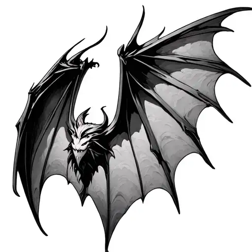 Caduceum Ald Bat Wings