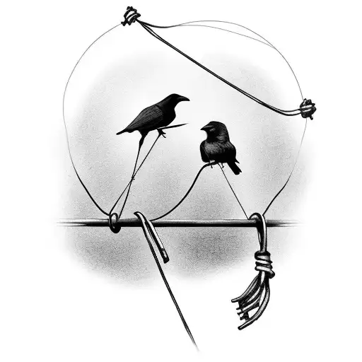 2 Crows In Love On A Wire