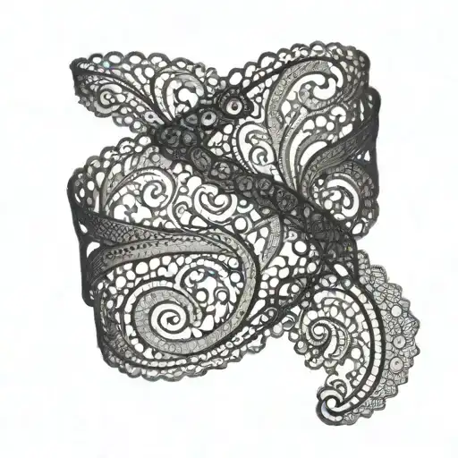 Wavy Lace Bracelet Woman