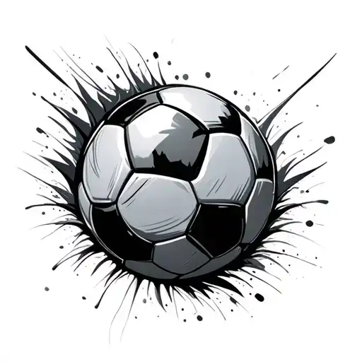 Soccer Ball With All Countries