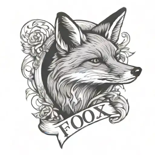 A Fox Around The Word Fox
