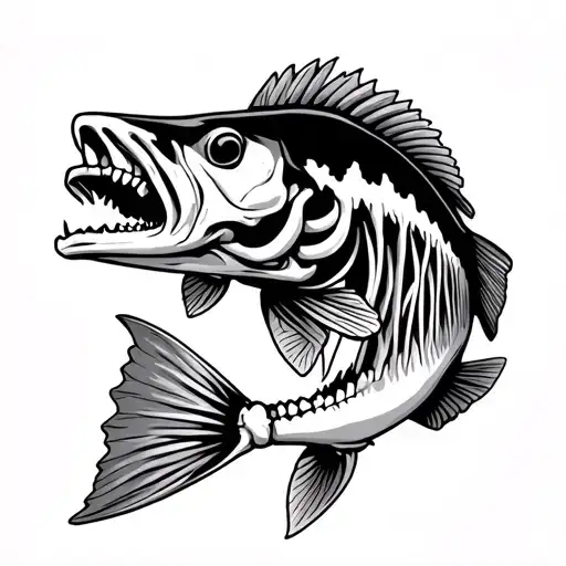 Walleye Skeleton