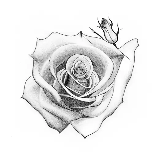 Brittney's Silhouette With A Rose Crown