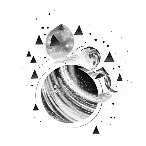 Galaxy With Constellations