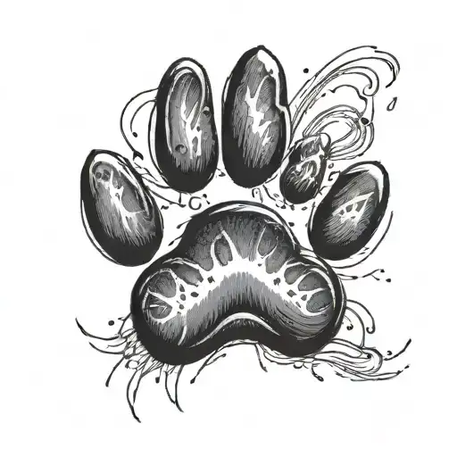 Dog Paw Print