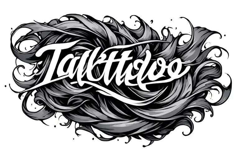 Dainty Words Of Blows With Wind And Swirls Of Wind