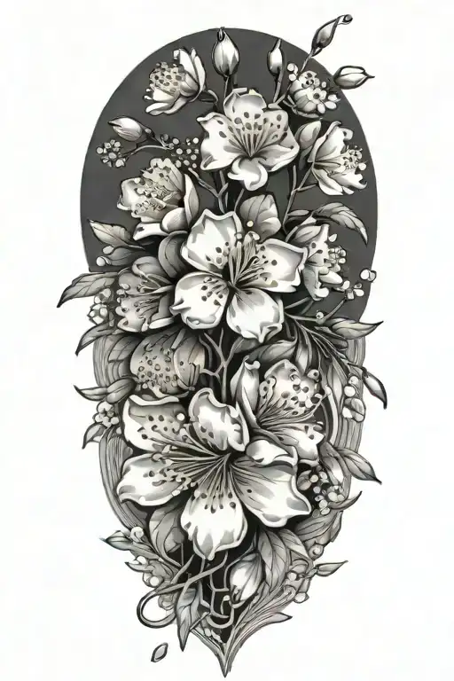 Japanese Cherry Blossom Bouquet