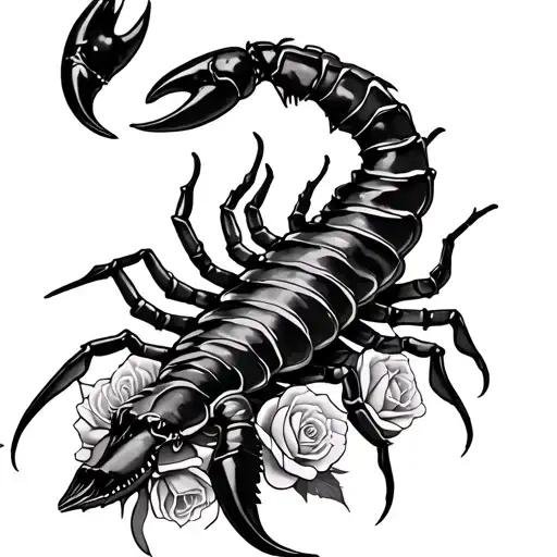 Scorpio And Roses