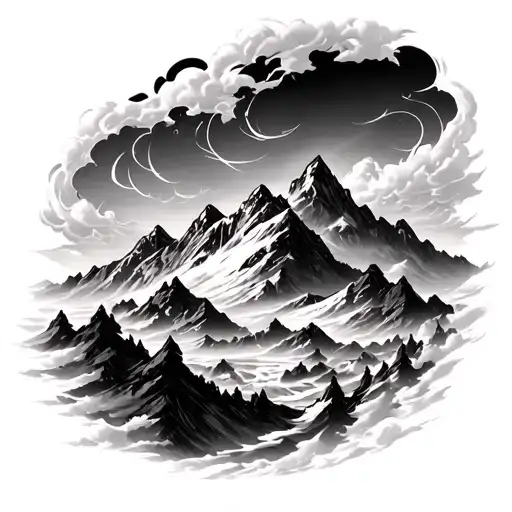 Mountain In A Hurricane
