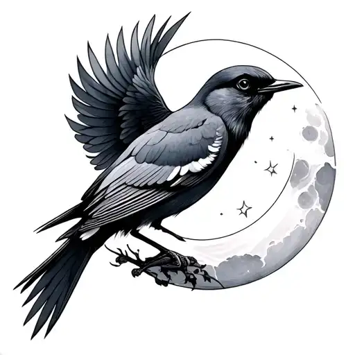 Bird In The Moon