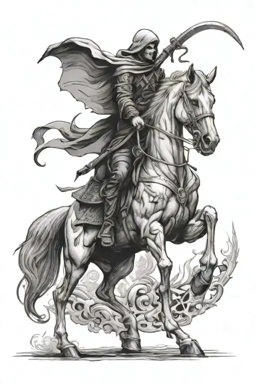 Grimm Reaper Riding Pale Horse