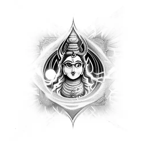 Hourglass Lord Shiva
