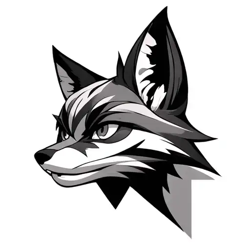 Anime Fox To Cover A Triangle