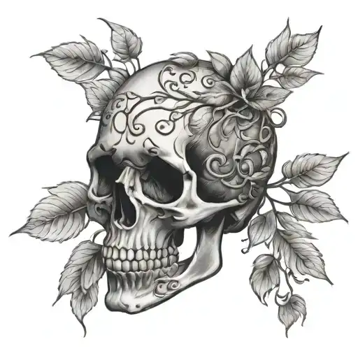 Vines & Skeleton On Hand