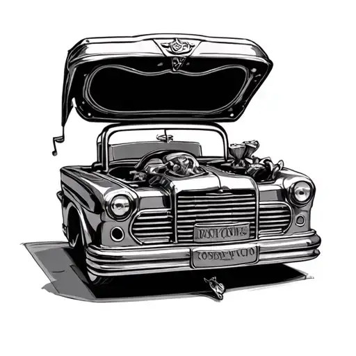 A Music Box Which Looks Like A Car