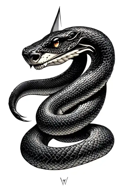 The God Ra Kills Apophis In The Form Of A Snake