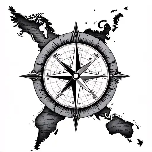 Compass World Map