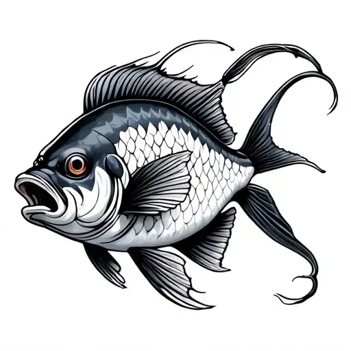 Background That Puts The Coi Fish