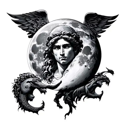 Greek Gods And The Moon