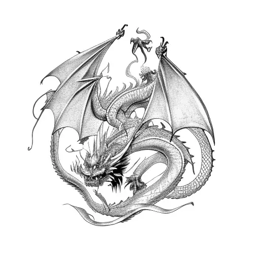 Dragon Head And Sword