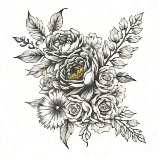 Birth Flower Bouquet