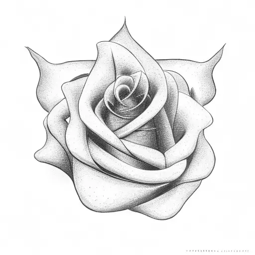 The Name Diney With A Rose Next To It