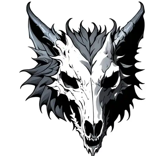 Wolf Skull Dragon