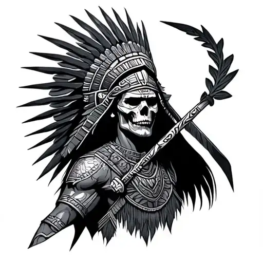 Aztec Warrior Of Death