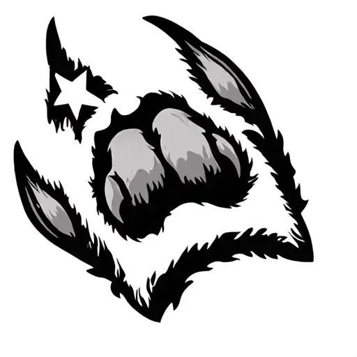 Bear Paw And Star