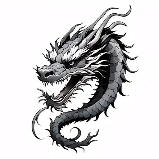 Japanese Dragon Wrapped