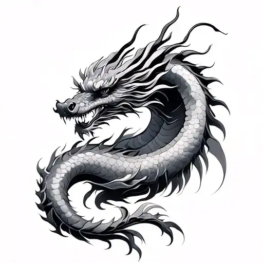 Japanese Dragon Wrapped