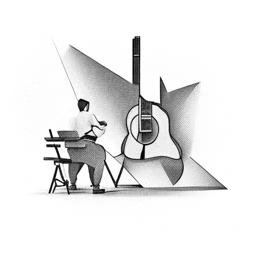 An It Support Specialist Fixing A Broken Guitar