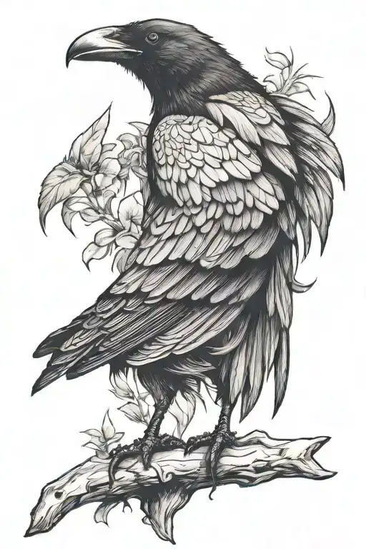 Crow Forearm Sleeve