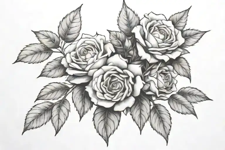 Rose Myrtle Tree In The Backround