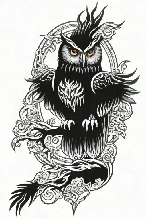 Owl Fire Heaven Gates