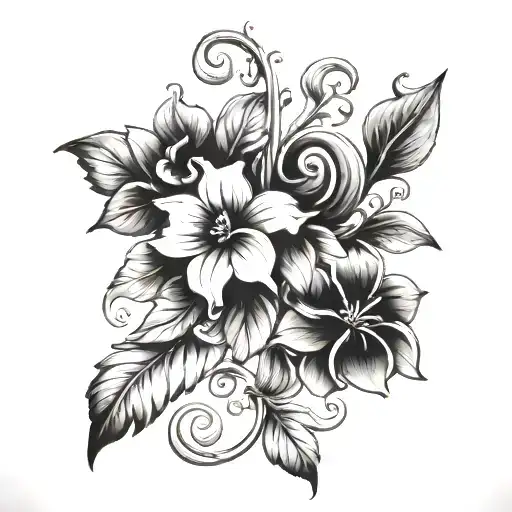 Vine Flowers Forming