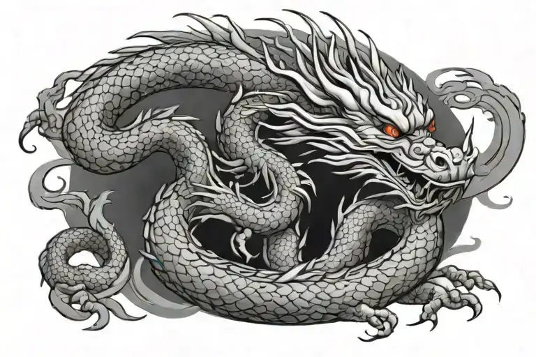 Chinese Dragon Wrapped