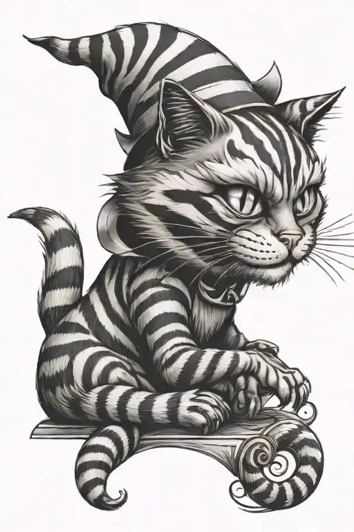 American Mc'gees Cheshire Cat Sitting