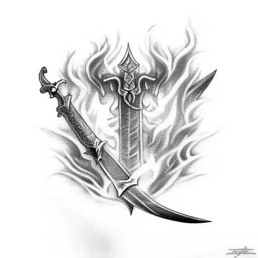 Sword In Flames