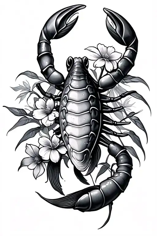 Flowers Forest Water Fish Scorpio