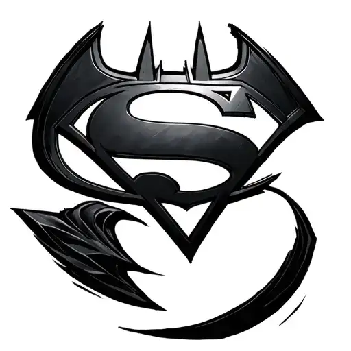 Batman And Superman Symbols With A African Twist Inspired