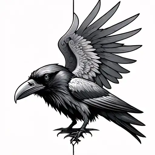 Raven Wing And Chess King